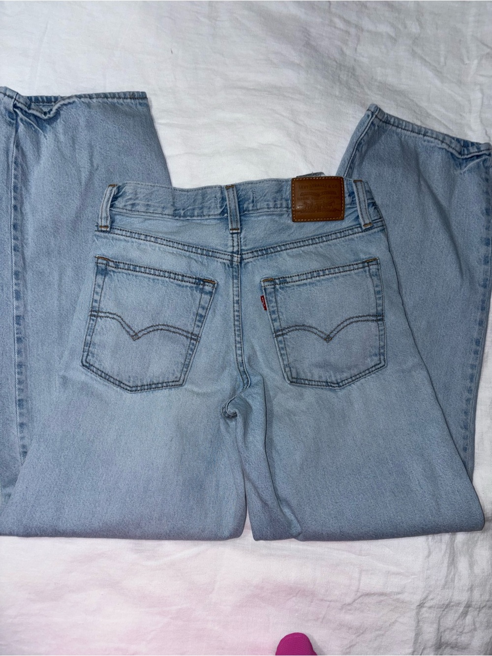 Levi's Light Blue Wide Leg Women's Jeans - Classic Back Pocket